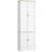 Homcom Freestanding White Storage Cabinet 61x183cm