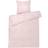 Juna Monochrome Lines Duvet Cover Pink, White (200x140cm)