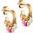 ENAMEL Copenhagen Astrid Rainbow Hoops Förgyllt-Silver Sterling 925