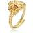 Sistie Ring Förgyllt-Silver Sterling 925 53