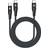 Celly USB-C USB-C-kabel 100W PD 1,3m 1m