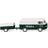 Wiking Bus model H0 0300 05 Volkswagen VW VW T2 Kastenwagen mit Anhänger Pülleken