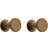 Hay Light Brown Bolt Round Powder Coated-steel Wall Hooks Coat Hook 2pcs