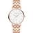 Liebeskind Analog kvartsklocka för kvinnor med armband i rostfritt stål, Roséguld, 34 mm, modern