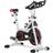 Homcom Upright Exercise Bike Machine White