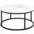 AC Design Furniture Spiro With White Marble Top Coffee Table 80cm