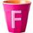 Rice Pinkish Colors Melamin Alfabet Kop-F