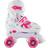 Roces Quaddy 2.0 Adjustable Roller Skates White/Pink