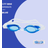 Shein 1pc High-grade Pc Lens Swimming Goggles With Dual Sealing Ring, Elastic Silicone Strap, Comfortable Fit, Waterproof, Unisex