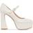 Gianvito Rossi Mary Jane Platformsko Dame - Hvid