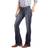 Ariat R.e.a.l. Mid Rise Stretch Entwined Boot Cut Jeans - Marinblått