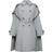 Bottega Veneta Trenchcoat-cape Aus Baumwollcanvas Grau