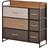 Homcom 3-Tier Multicoloured Chest of Drawer 80x78.5cm
