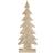 Hill Interiors Carved Christmas Tree Wood Decoration