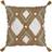 Furn Aquene Tufted Tasselled Komplett dekorationskudde Brun, Grön (50x50cm)