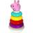 Kids licensing Peppa pig stacking rings toy 24.5cm musical, light up wobbled basetoy gift-12 m