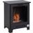 Homcom Freestanding Ethanol Fireplace, Bioethanol Fire with 1.5L Tank, 3 Hours Burning Time for Indoor, Black