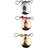 Wiggler Vicke spinnarskedar silver/koppar/guld 3-pack