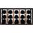Caverack Half Alda Wide 15 Bottles Wine Rack 60x30cm
