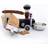 Haryali London Vintage style men's shaving set with synthetic hair shaving brush cut throat