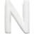 Habo Bokstav N 1002 Vit, 10st, 22913