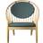 FDB Møbler J166 Jørna Chair Oak Nature Lacquered-Dark Green Armchair