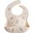 Mushie Bib Silicone Pink Flowers