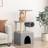 vidaXL Cat Tree with Sisal Scratching Posts 109.5 cm Light Grey