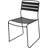 Fermob Surprising Chair Liquorice Matstolar Utomhus