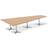 Ergoff Conference Boat-Shaped Skrivbord 120x380cm