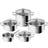 Tefal Duetto Set med lock 9 delar