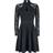 Gothicana by EMP Turn Up Lace Dress Medium-length dress black