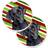 CoolCookware Labrador Candy Cane Holiday Christmas Coaster 2pcs