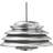 Verpan Hive Polished Aluminium Pendant Lamp ∅ 48cm