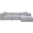 Beliani Dolva Light Gray Soffa 294cm 3-sits