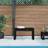 vidaXL Black 80x38x45 cm Solid Wood Pine Garden Bench