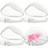 Shein 4 Pacifier Case, Pacifier Holder Case, Travel Pacifier Case