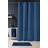 Indigo Microfibre Shower Curtain 180 x 200 cm