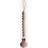 Mushie Pacifier Clips Eva Pale Taupe