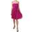 Dolce & Gabbana Fuchsia Pink Bow Silk Sleeveless Dress IT38