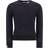 Thom Browne Fin Merino Jersey Randig Relaxed Crew Neck Pullover - Blue