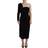 Dolce & Gabbana Sort Uld Kjole Black IT38/XS-XS