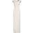 Tom Ford Double Silk Georgette Draped Long Dress White
