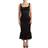 Dolce & Gabbana Black Silk Stretch Sheath Mermaid Midi Dress IT40