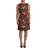 Dolce & Gabbana Multicolor Geranium Cotton Knee Length Dress IT36