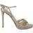 Prada Guld Ankle Læder Højhælede Sko Multicolor EU41/US10.5