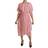 Dolce & Gabbana Silk Pink Polka Dots Pleated A-line Midi Dress IT40