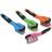 Shires Ezi-Groom Grip Bucket Brush - Orange