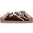 FurHaven Plush & Southwest Kilim Décor Sofa-Style Cooling Gel Foam Dog Bed Desert