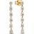 Pandora Sparkling Stones Drop Earrings - Gold/Transparent